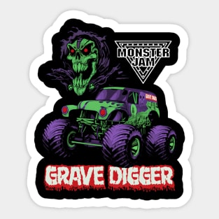 Monster Jam Grave Digger Monster Truck Sticker